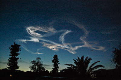 STS117 June 8 2007 Noctilucent Cloud