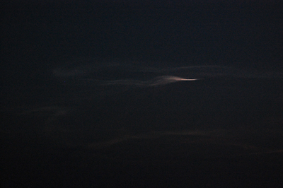 STS-118 Noctilucent Cloud, August 8, 2007