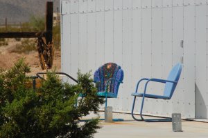 Studio slab art chair.