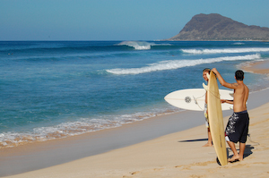 Maile Point, off in the distance.